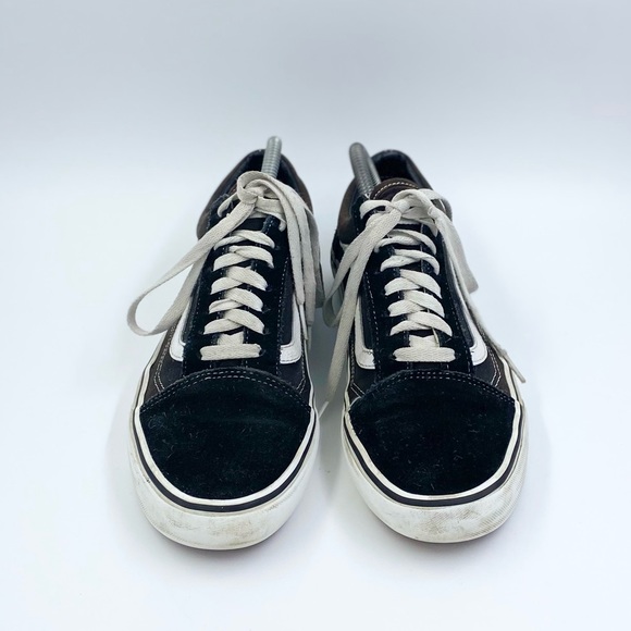Vans black and white old Skool womens 9.5 - Picture 3 of 6